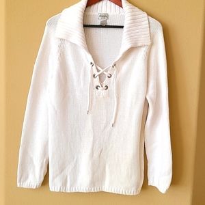Chico's 100% cotton sweater